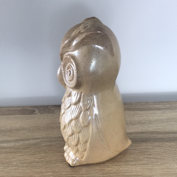 Ceramic owl statue figure - Picture 4 of 7